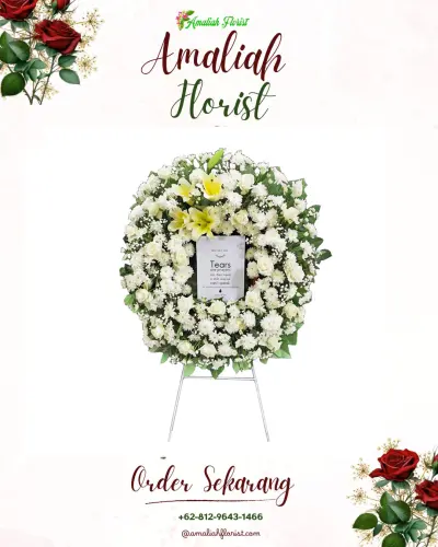 Krans Bunga Duka Cita di Ciheulang Tonggoh